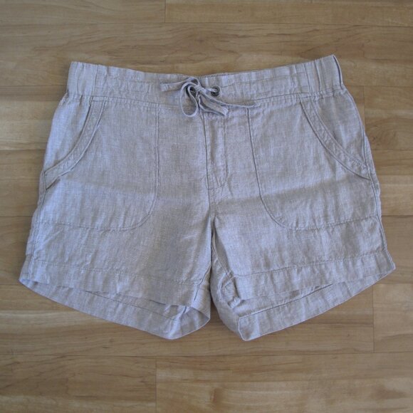 ATHLETA 6 Flint 100% Linen Shorts - Picture 5 of 7